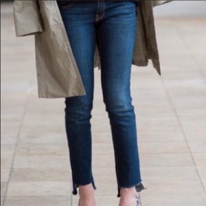 Michael Kors Izzy Skinny Raw Hem Jeans